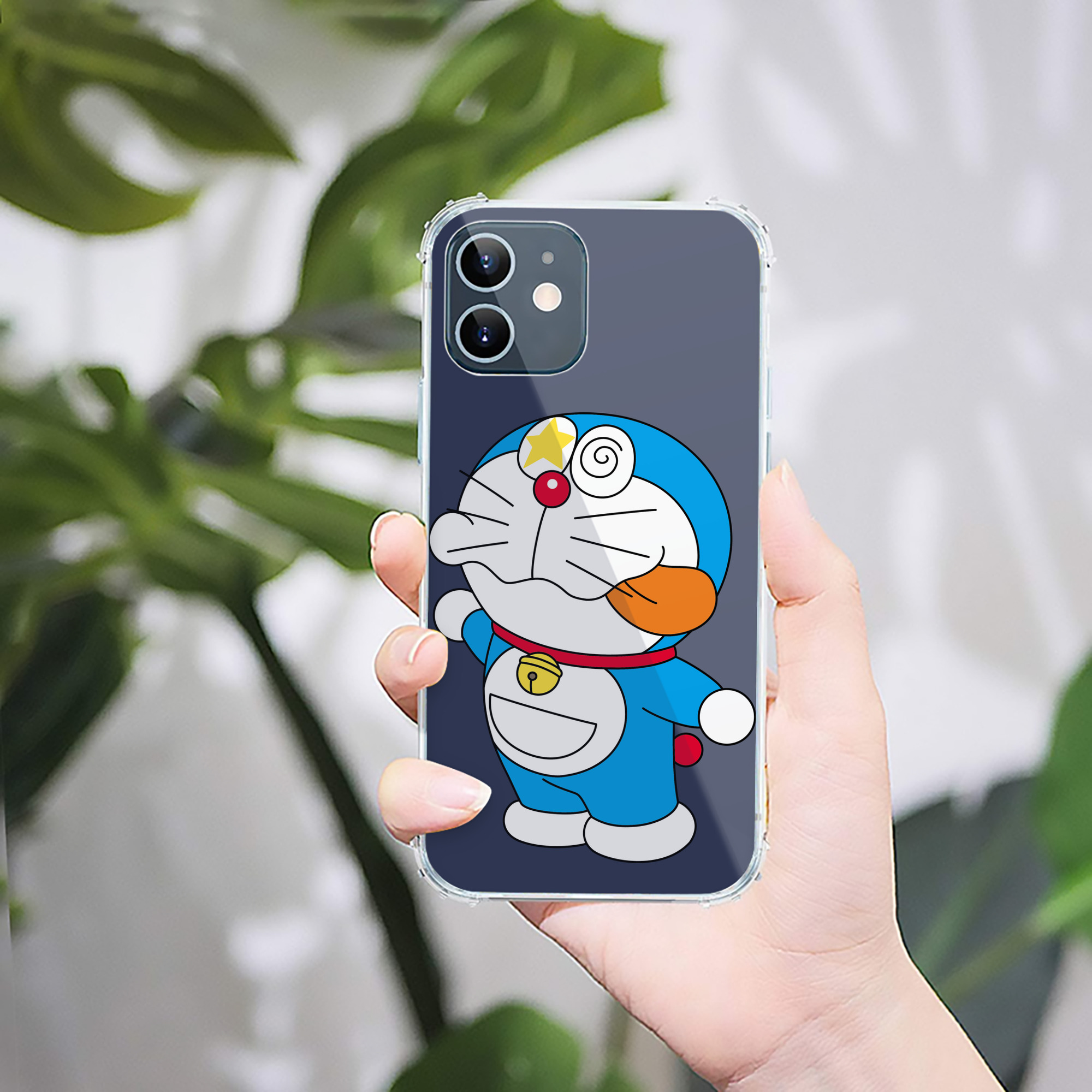 （画像用） ドラえもん Doraemon 【iPhone 12シリーズ対応】透明スマホケース（クリアソフトケース）